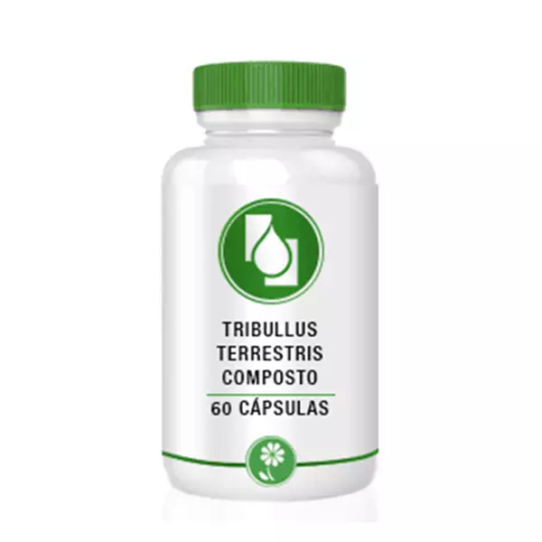 Tribulus Terrestris Composto 500mg 60 cápsulasTribulus Terrestris Composto 500mg 60 cápsulas