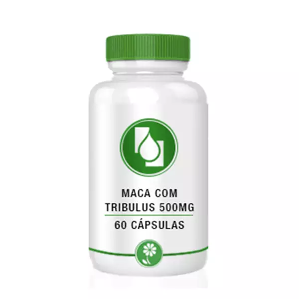 Maca com Tribullus terrestris 500mg 60cápsulas