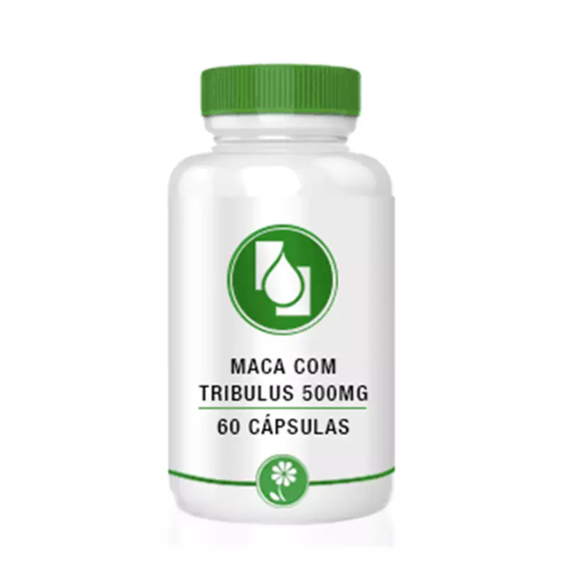 Maca com Tribullus terrestris 500mg 60cápsulas