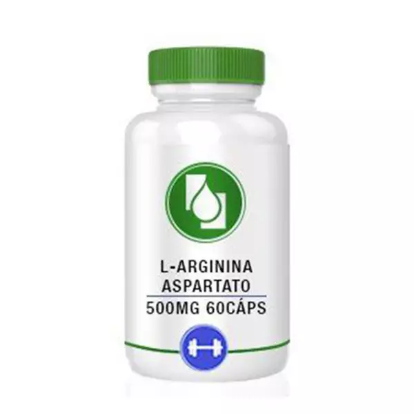 Arginina Aspartato 500mg 60caps 