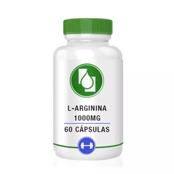 Arginina L 1000mg 60 cápsulas