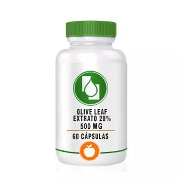 Olive Leaf Extrato 20% 500mg 60cápsulas